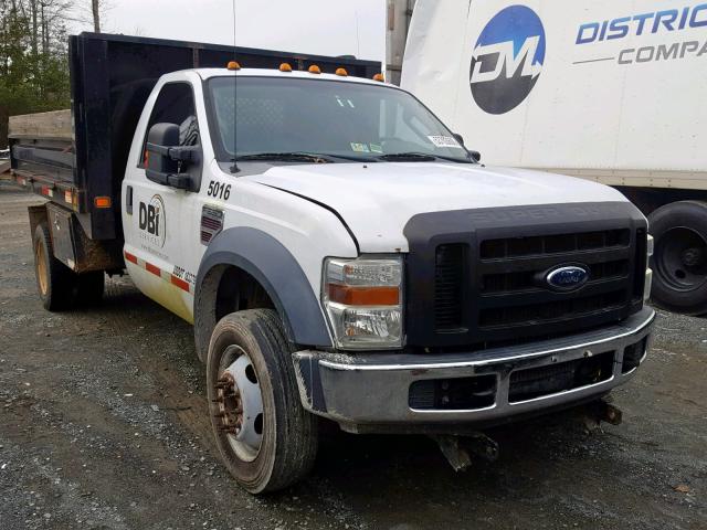 1FDAF56R89EA03276 - 2009 FORD F550 SUPER WHITE photo 1