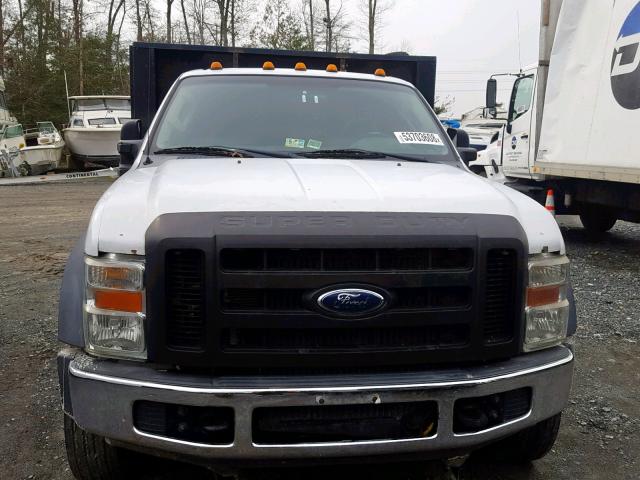 1FDAF56R89EA03276 - 2009 FORD F550 SUPER WHITE photo 9