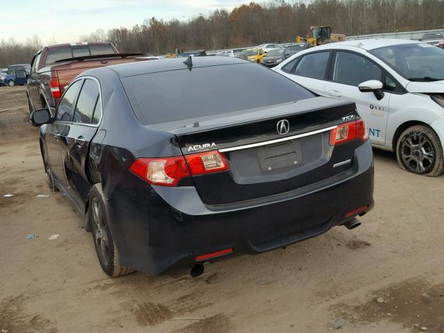 JH4CU2F89CC009758 - 2012 ACURA TSX SE BLACK photo 3