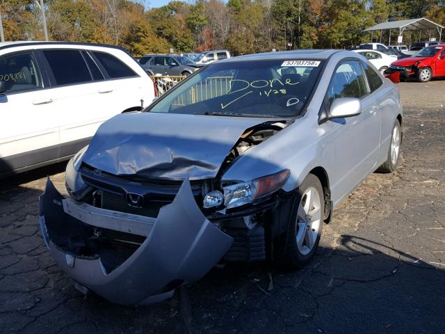 2HGFG12938H577380 - 2008 HONDA CIVIC EXL SILVER photo 2