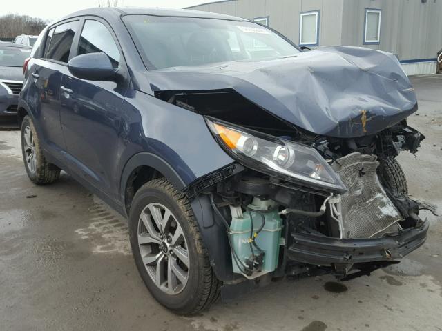 KNDPB3AC4E7556782 - 2014 KIA SPORTAGE B BLUE photo 1