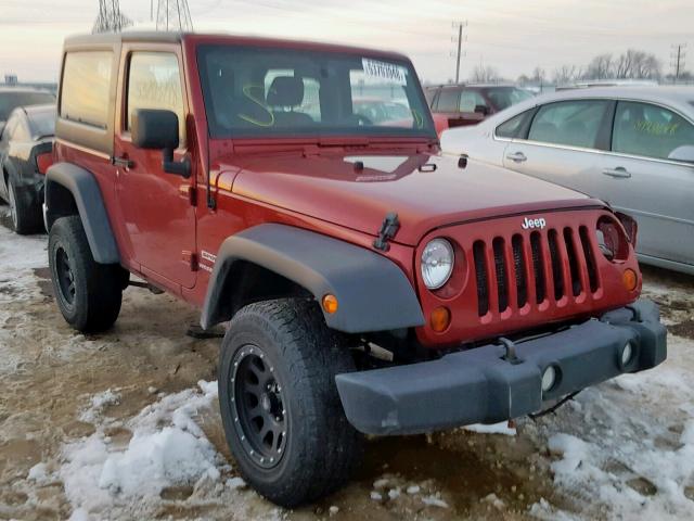 1C4AJWAG5DL501454 - 2013 JEEP WRANGLER S MAROON photo 1