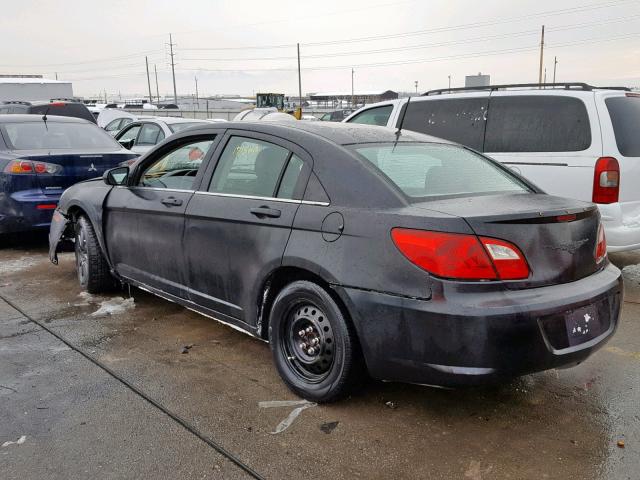 1C3LC46B89N500271 - 2009 CHRYSLER SEBRING LX BLACK photo 3