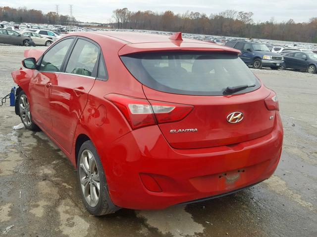 KMHD35LE6DU082176 - 2013 HYUNDAI ELANTRA GT RED photo 3