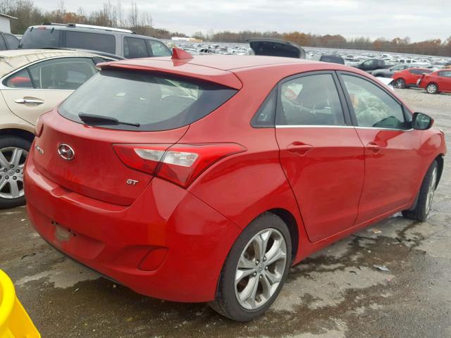 KMHD35LE6DU082176 - 2013 HYUNDAI ELANTRA GT RED photo 4