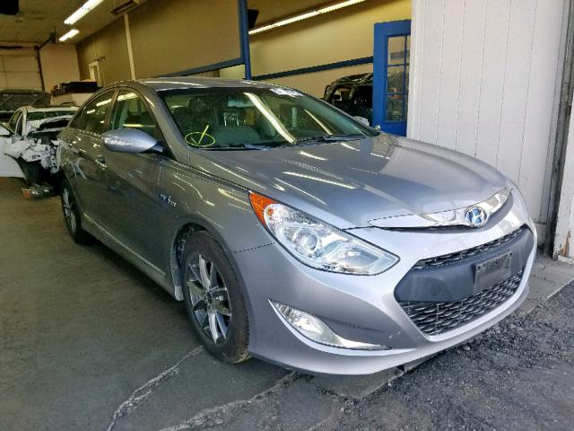 KMHEC4A40FA132244 - 2015 HYUNDAI SONATA HYB SILVER photo 1