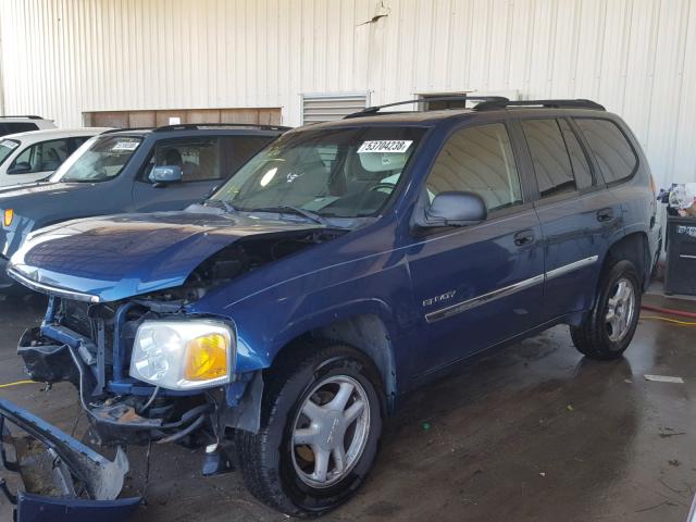 1GKDT13S662154791 - 2006 GMC ENVOY BLUE photo 2