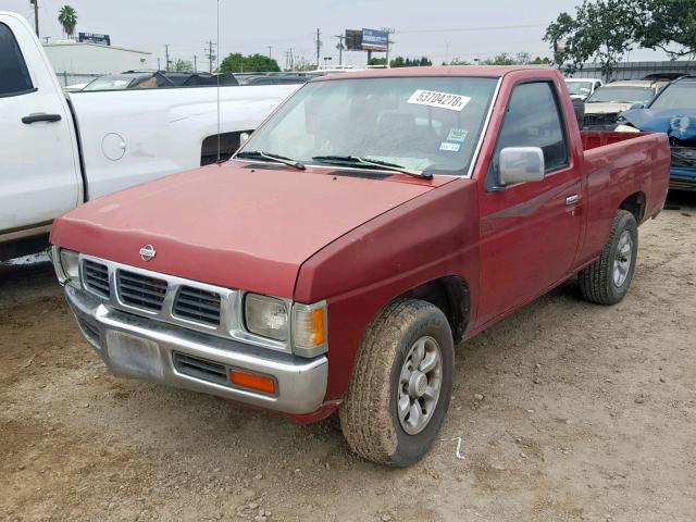 1N6SD11S0VC360519 - 1997 NISSAN TRUCK BASE RED photo 2