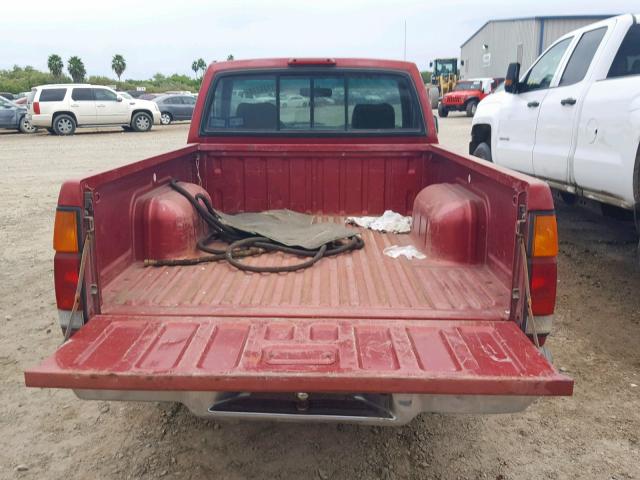 1N6SD11S0VC360519 - 1997 NISSAN TRUCK BASE RED photo 6