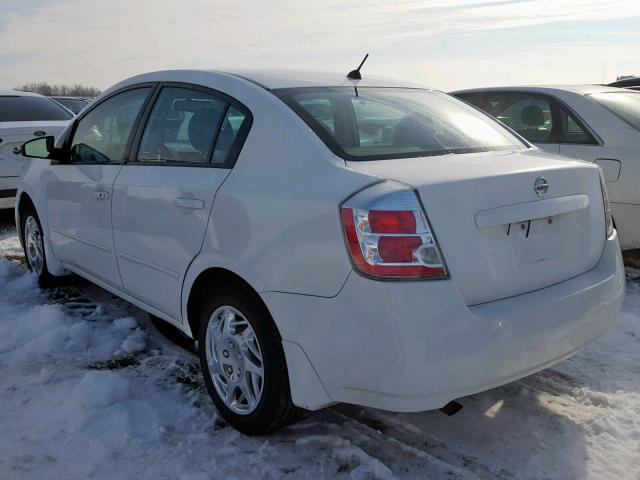 3N1AB61E59L669329 - 2009 NISSAN SENTRA 2.0 WHITE photo 3