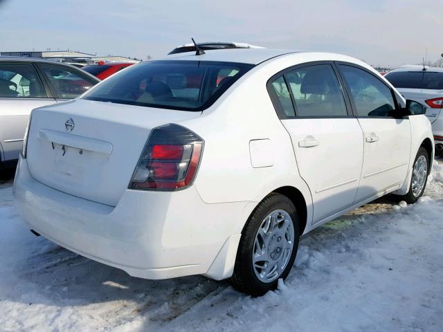 3N1AB61E59L669329 - 2009 NISSAN SENTRA 2.0 WHITE photo 4