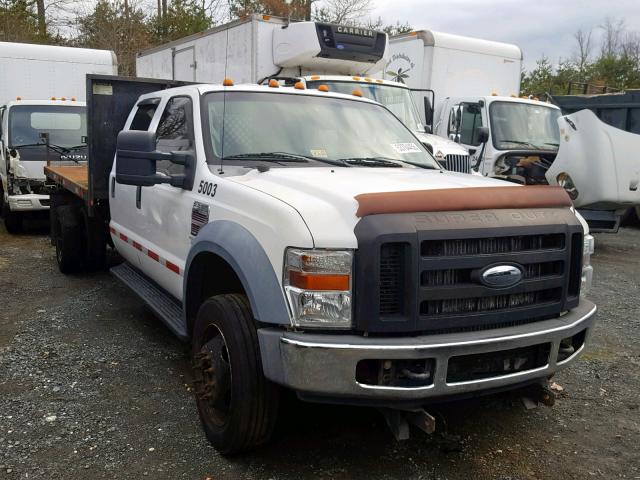 1FDAW57R98EB35489 - 2008 FORD F550 SUPER WHITE photo 1