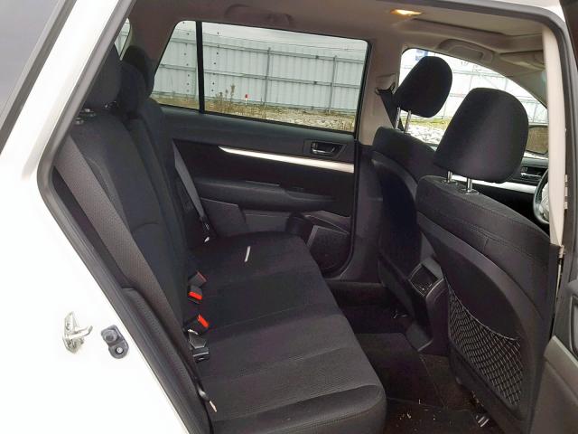 4S4BRJGC6D2223833 - 2013 SUBARU OUTBACK 3. WHITE photo 6