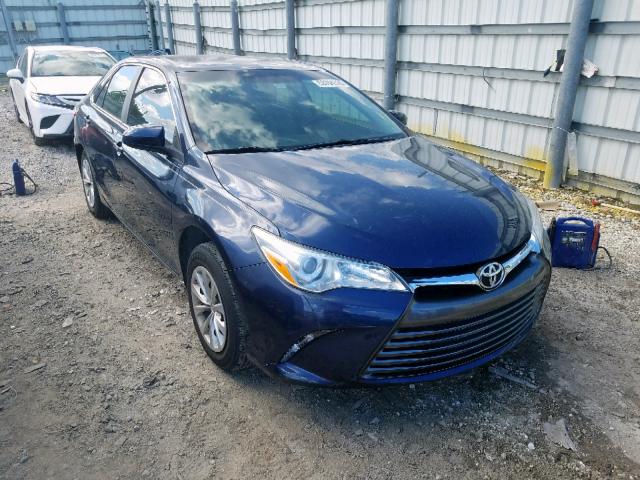 4T4BF1FKXGR574583 - 2016 TOYOTA CAMRY LE BLUE photo 1