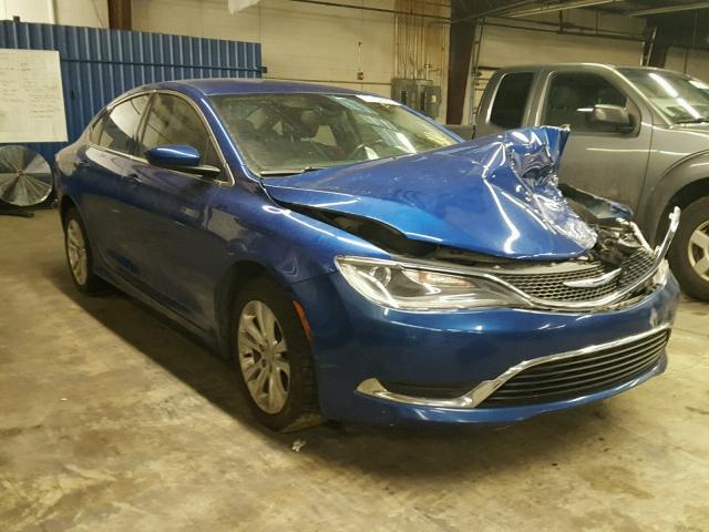 1C3CCCAB9FN602983 - 2015 CHRYSLER 200 LIMITE BLUE photo 1