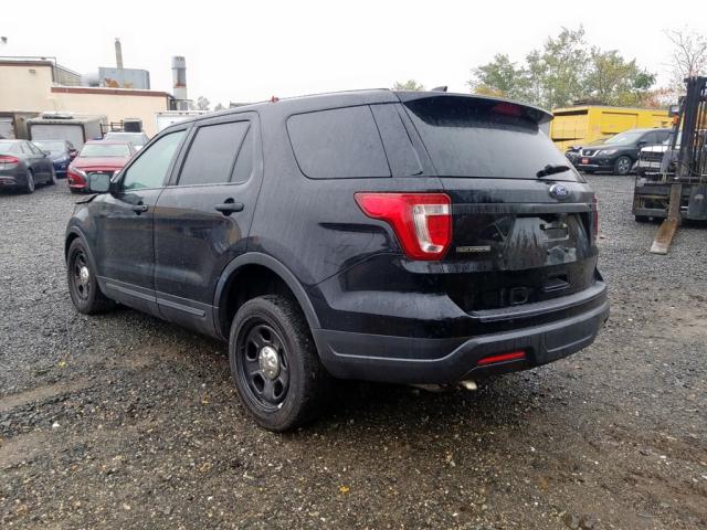 1FM5K8AR9JGC19751 - 2018 FORD EXPLORER P BLACK photo 3