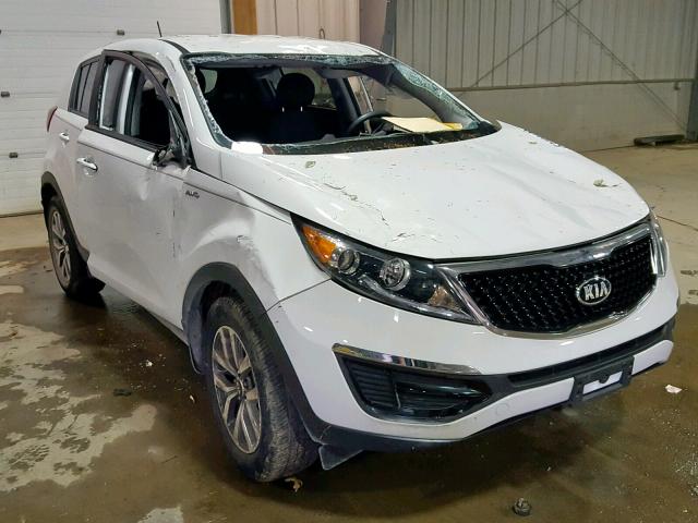 KNDPBCAC2G7816972 - 2016 KIA SPORTAGE L WHITE photo 1