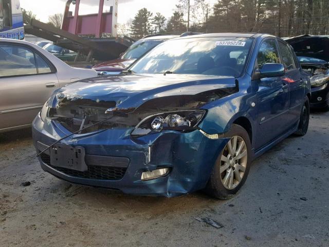 JM1BK344771647856 - 2007 MAZDA 3 HATCHBAC BLUE photo 2