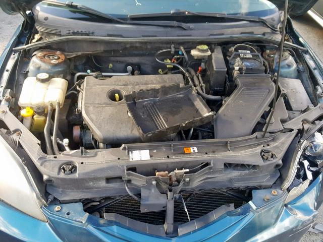 JM1BK344771647856 - 2007 MAZDA 3 HATCHBAC BLUE photo 7