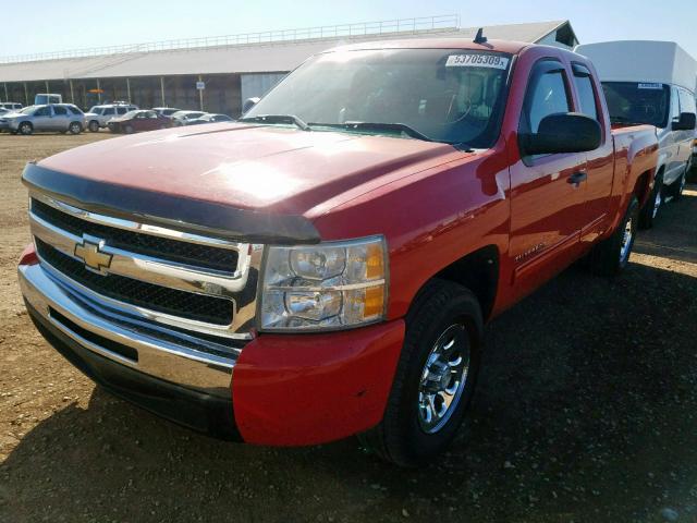 1GCRCREA1BZ221027 - 2011 CHEVROLET SILVERADO RED photo 2