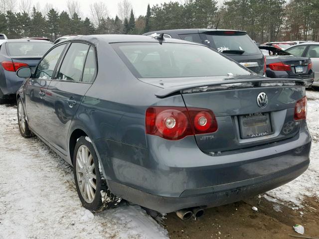 3VWRJ71K78M154126 - 2008 VOLKSWAGEN JETTA WOLF GRAY photo 3