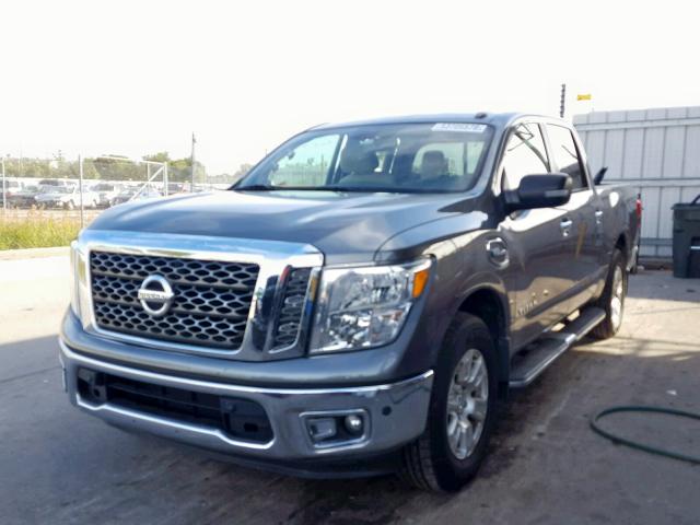 1N6AA1E65HN504219 - 2017 NISSAN TITAN SV GRAY photo 2