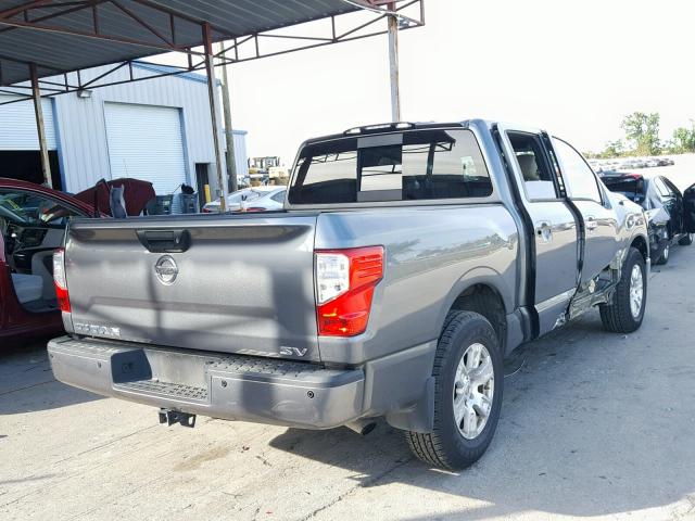 1N6AA1E65HN504219 - 2017 NISSAN TITAN SV GRAY photo 4