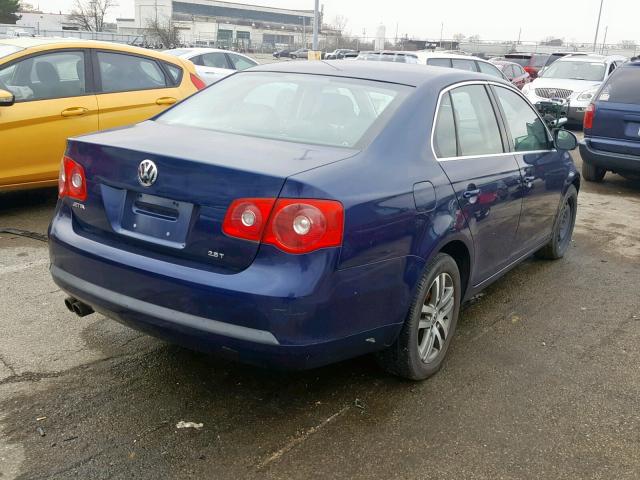 3VWRF71K26M708252 - 2006 VOLKSWAGEN JETTA 2.5 BLUE photo 4