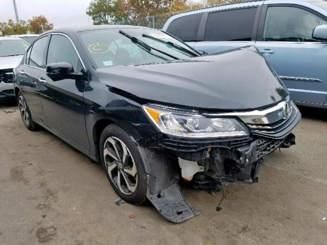 1HGCR3F09GA022158 - 2016 HONDA ACCORD EXL BLACK photo 1