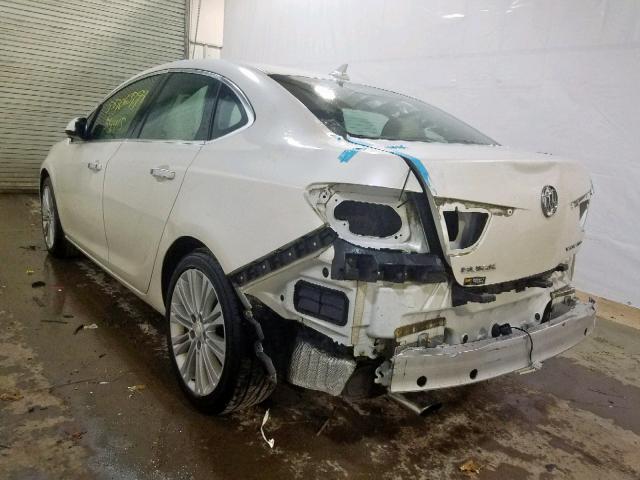 1G4PR5SK7D4179065 - 2013 BUICK VERANO CON WHITE photo 3