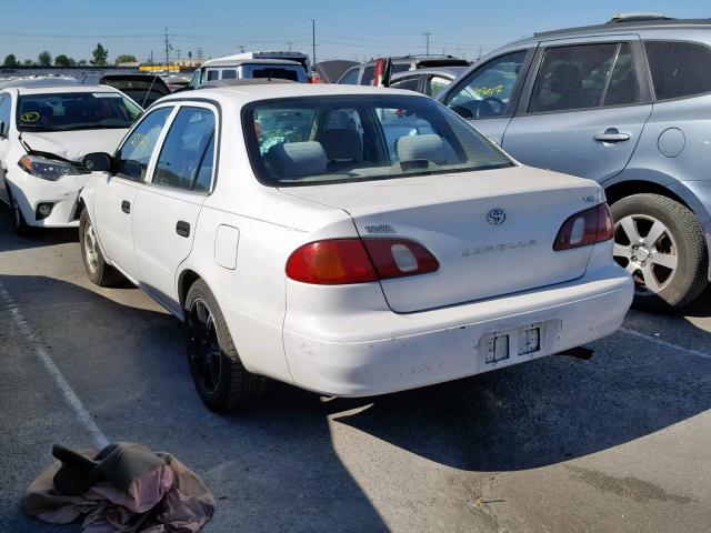 1NXBR12E2YZ414877 - 2000 TOYOTA COROLLA VE WHITE photo 3