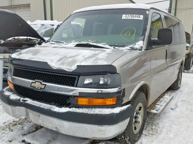 1GNFG15T441141725 - 2004 CHEVROLET EXPRESS G1 GOLD photo 2