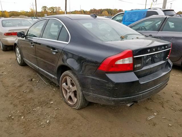 YV1AH992991105630 - 2009 VOLVO S80 T6 BLACK photo 3