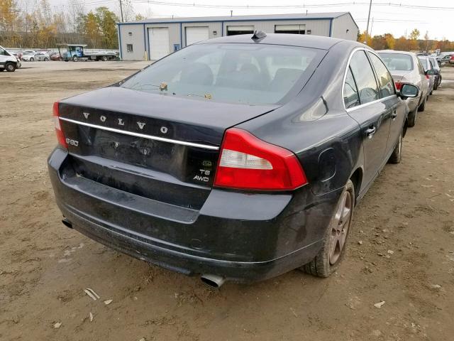 YV1AH992991105630 - 2009 VOLVO S80 T6 BLACK photo 4