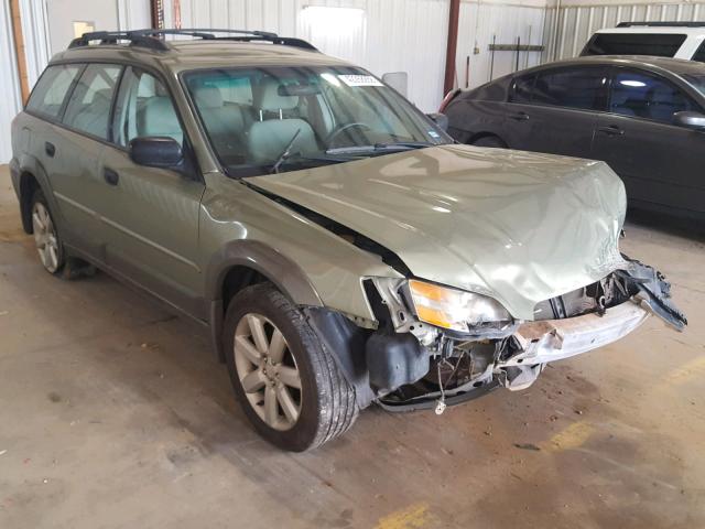 4S4BP61C967343093 - 2006 SUBARU LEGACY OUT GREEN photo 1