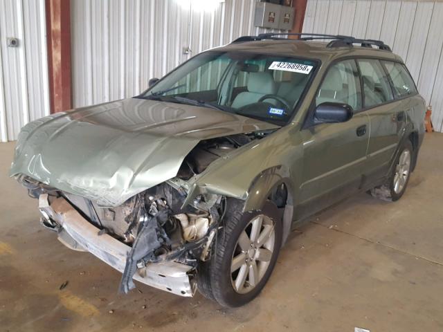 4S4BP61C967343093 - 2006 SUBARU LEGACY OUT GREEN photo 2