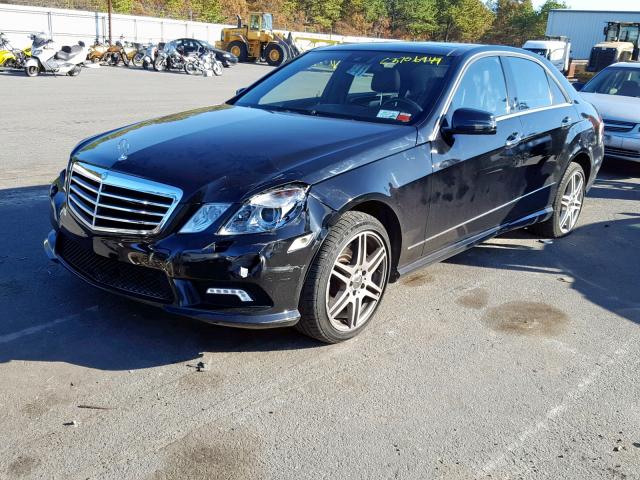 WDDHF9AB4AA134369 - 2010 MERCEDES-BENZ E 550 4MAT BLACK photo 2