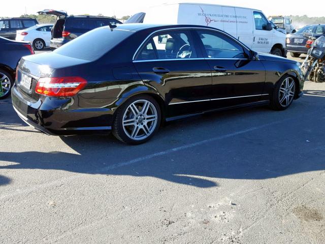 WDDHF9AB4AA134369 - 2010 MERCEDES-BENZ E 550 4MAT BLACK photo 4