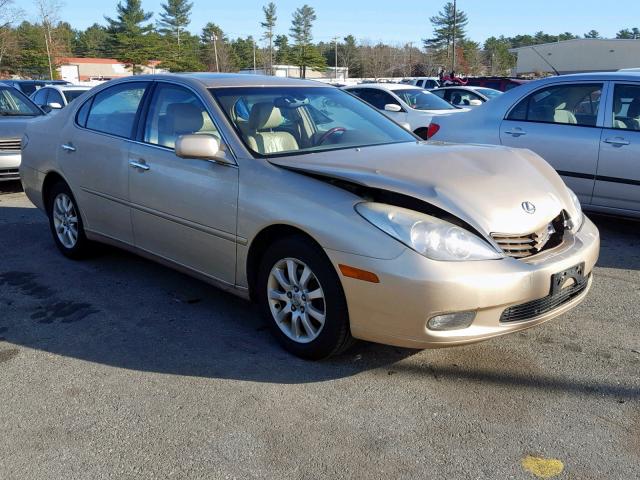 JTHBF30G230144559 - 2003 LEXUS ES 300 GOLD photo 1