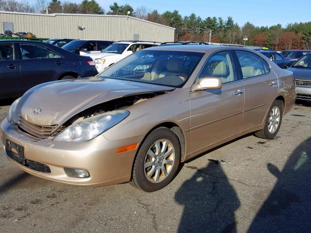 JTHBF30G230144559 - 2003 LEXUS ES 300 GOLD photo 2