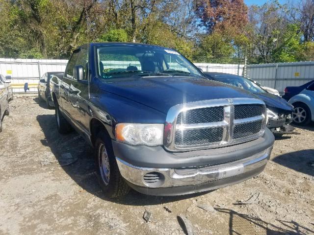 1D7HA18K85J608741 - 2005 DODGE RAM 1500 S BLUE photo 1