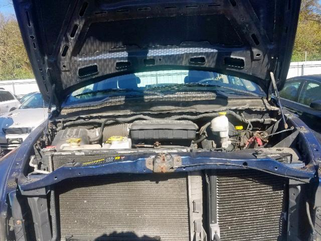 1D7HA18K85J608741 - 2005 DODGE RAM 1500 S BLUE photo 7