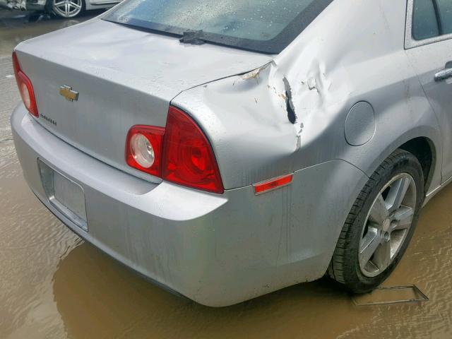 1G1ZD5E08CF368826 - 2012 CHEVROLET MALIBU 2LT SILVER photo 9