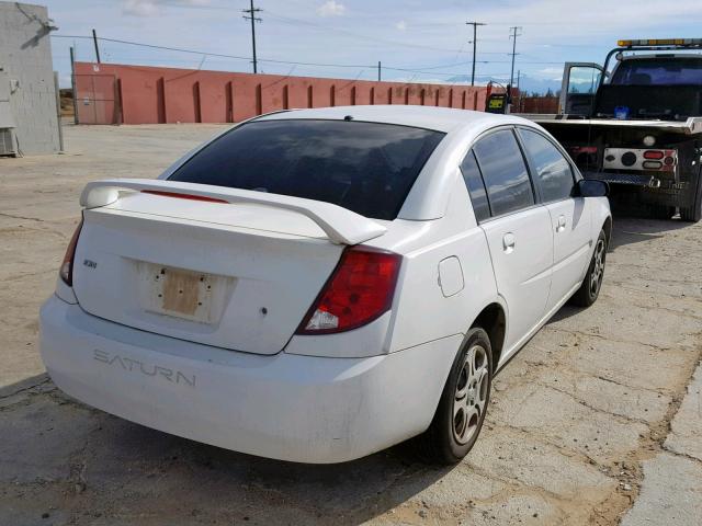1G8AJ52F64Z186963 - 2004 SATURN ION LEVEL 白色 照片 4