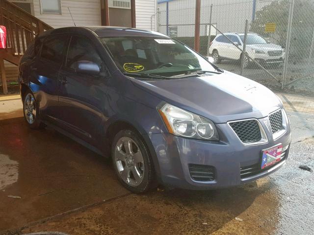 5Y2SP67069Z473147 - 2009 PONTIAC VIBE BLUE photo 1