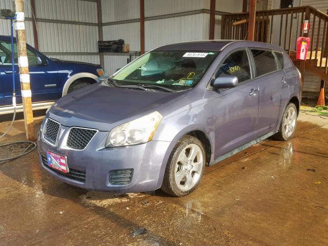 5Y2SP67069Z473147 - 2009 PONTIAC VIBE BLUE photo 2