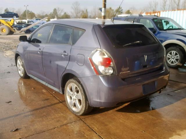 5Y2SP67069Z473147 - 2009 PONTIAC VIBE BLUE photo 3