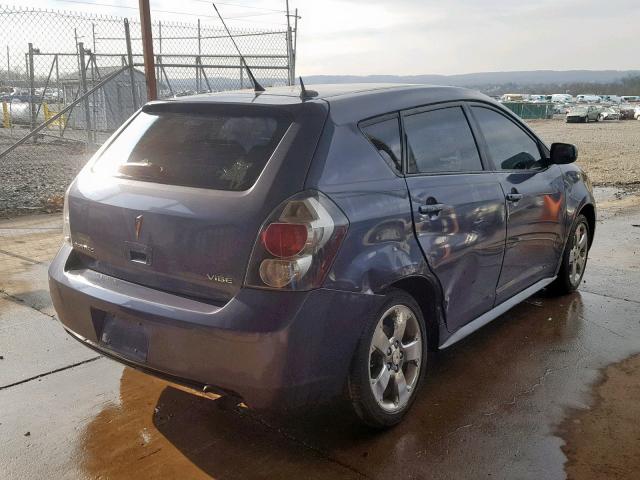 5Y2SP67069Z473147 - 2009 PONTIAC VIBE BLUE photo 4