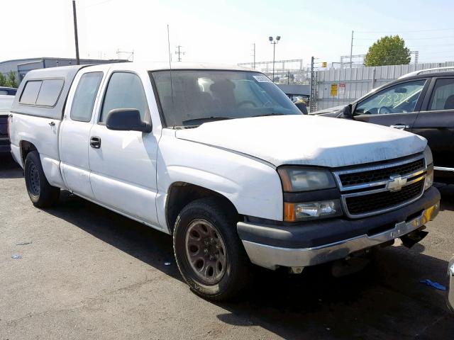 1GCEC19X36Z228775 - 2006 CHEVROLET SILVERADO WHITE photo 1