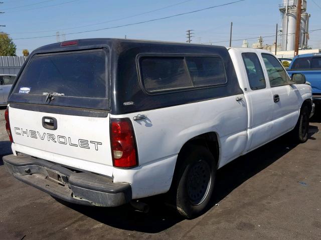 1GCEC19X36Z228775 - 2006 CHEVROLET SILVERADO WHITE photo 4